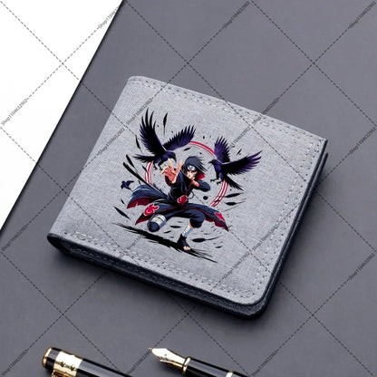 Naruto: Variotion Wallet Sasuke Sakura Cartoon Anime Pattern Portable Purses Boys Girls Cute Purse Women Creative Wallets Party Gifts