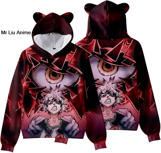Gachiakuta: Hoodie Sweatshirt Sweater Costume Clothing Pullover Hooded with Ear Hat