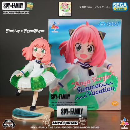Spy x Family: Official SEGA Toy PM Series CODE White Movie Winter Outfit Statue Model Anya Yor Loid Forger Figure Anime Collectible