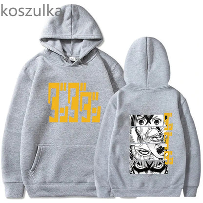 Dandadan: Takakura Ken Aesthetic Hoodie Japanese Anime Long Sleeve Sweatshirt Cartoon Kawaii/Cute Harajuku