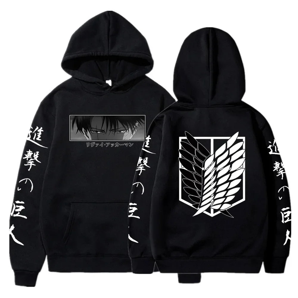 Attack On Titan: Anime Zipper Hoodie Sports Coat Sportswear Role Playing Women Sportswear Autumn Hoodie Fashionable Hoodie Rtable Womens Clothing