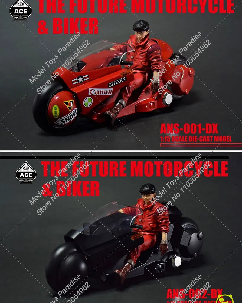 Akira: ACE TOYZ ANS-001 1/15 Scale Male Soldier  Future Motorcycle Combat Vehicle Driver Model Accessories Fit  Action Figure