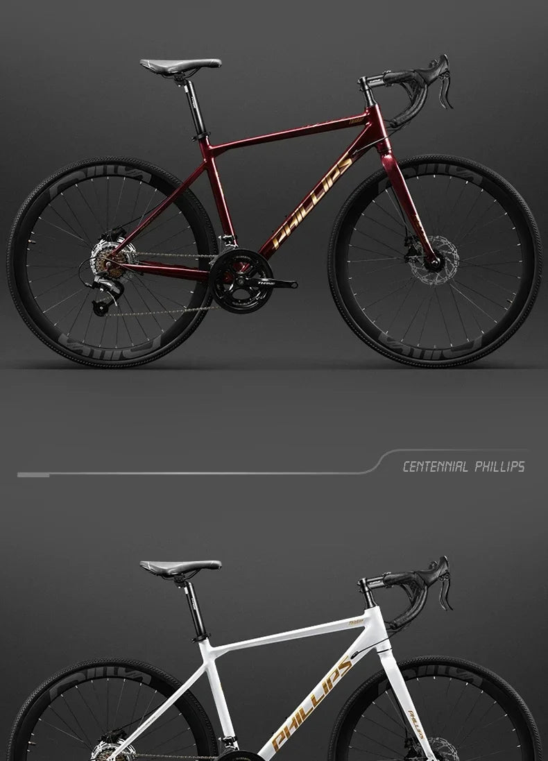 Yowamushi Pedal: 700c Aluminium Alloy Racing Road Bicycles Super light Gravel Road Bickes City Commuting Variable Speed Bicycle 27/30 Speed Bike