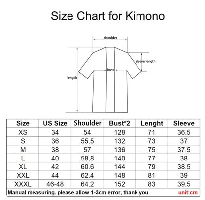 Bleach: Japanese Anime Bleach Anime Kurosaki Ichigo Kimono, Feather Woven Cloak, Taoist Robe, 3D Digital Printed Top