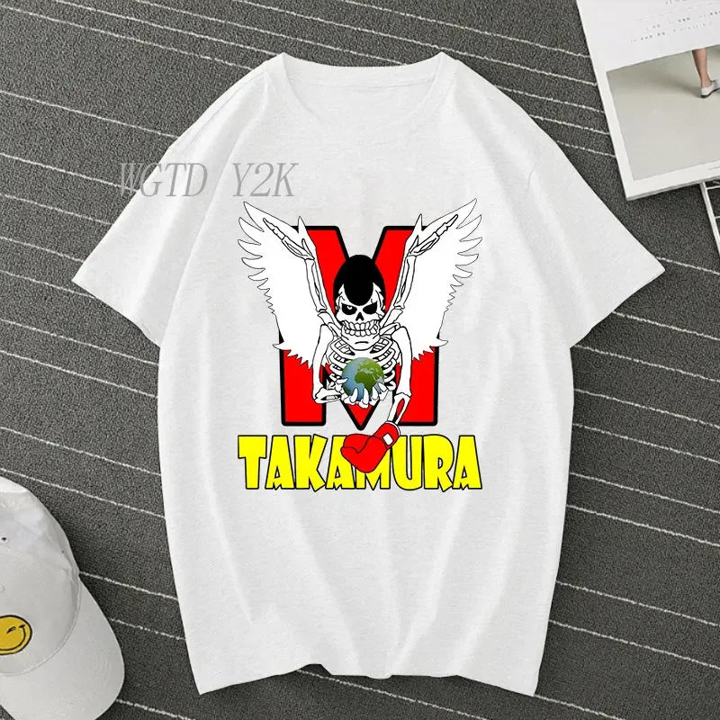 Hajime No Ippo: Kamogawa Boxing Gym T Shirt Unisex Casual Makunouchi Takamura Graphic T-Shirts Clothing Harajuku Streetwear