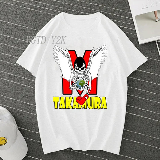 Hajime No Ippo: Kamogawa Boxing Gym T Shirt Unisex Casual Makunouchi Takamura Graphic T-Shirts Clothing Harajuku Streetwear