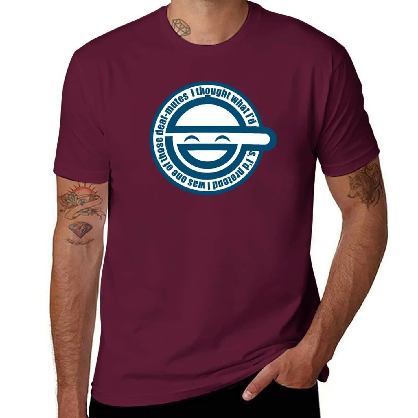 Ghost in The Shell: Laughing Man - T-Shirt anime blacks designer t shirt men
