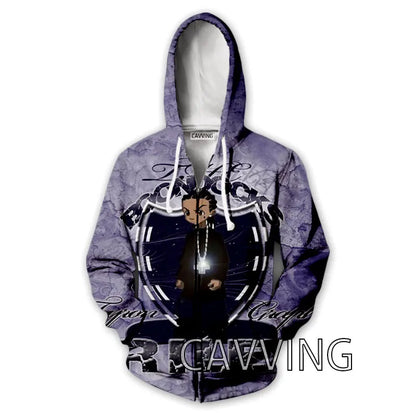 The Boondocks: New Fashion 3D Print   Zipper Hoodies Zip Up Hooded Sweatshirts Harajuku Hoodie Hip Hop Sweatshirts  H01