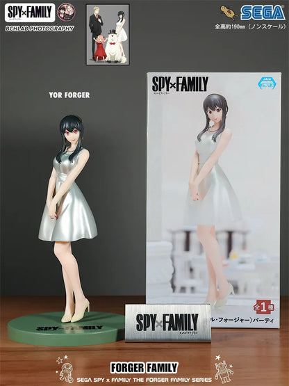 Spy x Family: Official SEGA Toy PM Series CODE White Movie Winter Outfit Statue Model Anya Yor Loid Forger Figure Anime Collectible