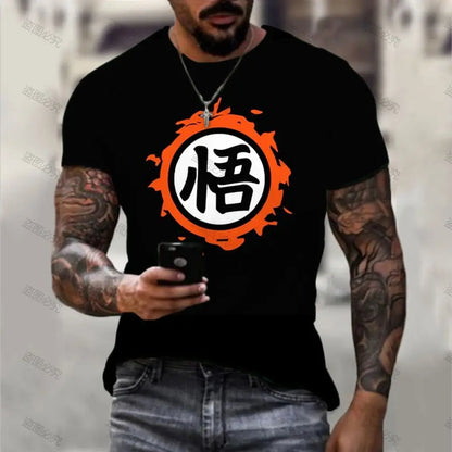 Dragon Ball Z: Goku Printed T-shirt Harajuku Essentials High Quality