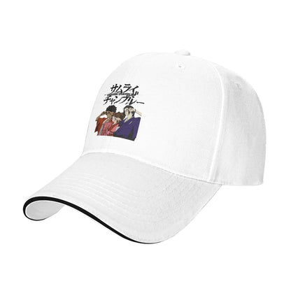 Samurai Champloo: Casual Baseball Cap Main Characters Trucker Hat For Female Male Dropshipping Street Style Baseball Caps