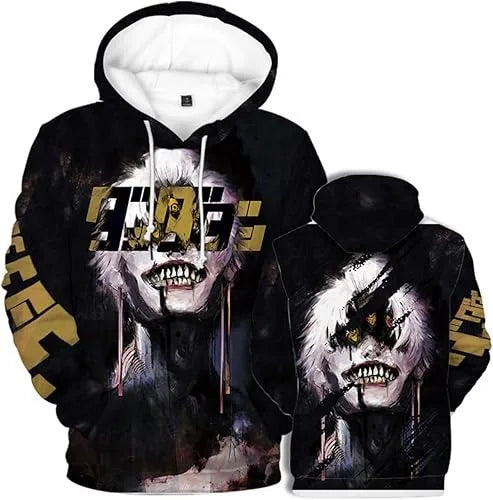 Dandadan: Okarun hooded drawstring pocket sweatshirt men/women harajuku Pullovers Vintage 90s Fashion