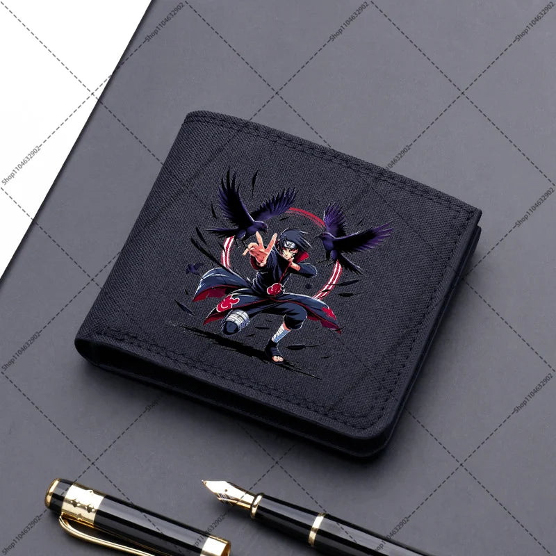 Naruto: Variotion Wallet Sasuke Sakura Cartoon Anime Pattern Portable Purses Boys Girls Cute Purse Women Creative Wallets Party Gifts