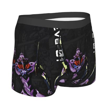 Evangelion: Underwear Mecha Style Doomsday Animation Boxer Briefs Stretch Shorts Panties Underpants