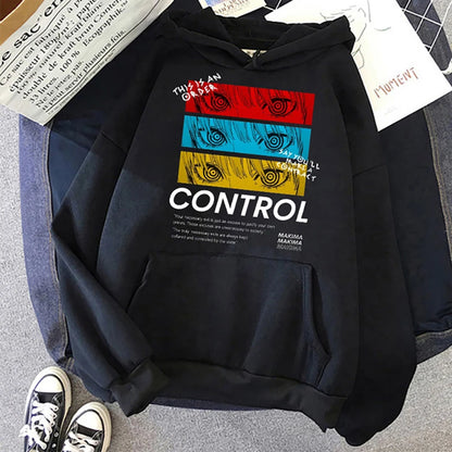 Chainsaw Man: Plus Size Sweatshirt Harajuku  Long Sleeve Pullover Casual Streetwear Clothes Tops