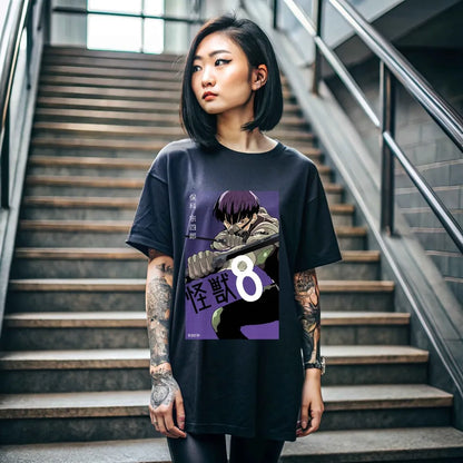 Kaiju No 8: T-shirt Hoshina Gift Manga Best Anime Graphic Tee Shirt All Size 139