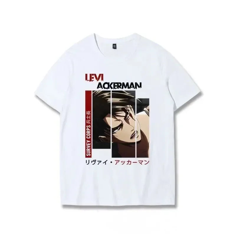 Attack on Titan:   T Shirt Scouting Legion Clothes Shingeki No Kyojin Tee Shirt Attack on Titan Giant Short-sleeve T-shir Men Women