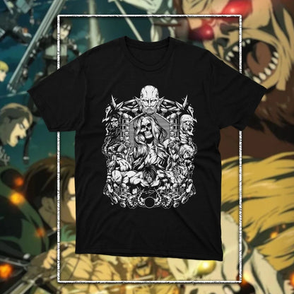 Attack on Titan: Graphic Printed T-shirt Men's and Women's T-shirt Men's Top Sports T-shirt 2026 Summer New