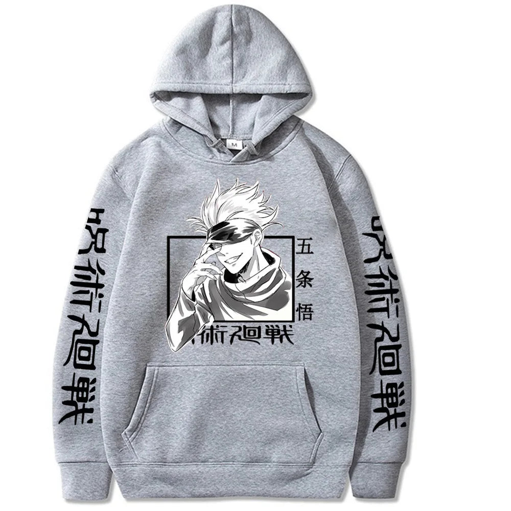 Jujutsu Kaisen:  Satoru Gojo Spell Return Printed Hoodie Sweatshirt Men's and Women's Hoodie Men's Tops Sports Hoodie Y2K Hoodie