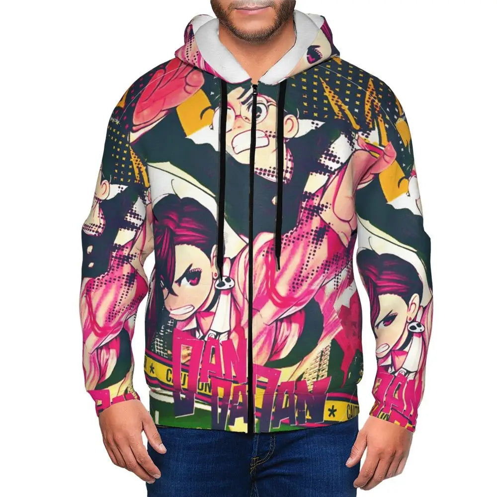 Dandadan: Zipper Hoodies Hip Hop Pullover Autumn Winter Men Women Sweatshirts Long Sleeve Tops