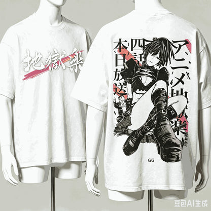 Hell's Paradise: Lover T-shirt Harajuku Cotton New Model High Street Retro Fashion Oversized Unisex hot product Comfortable