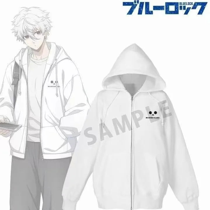 Blue Lock: cosplay costume Seishiro Nagi and Reo Mikage same style zip-up hoodie