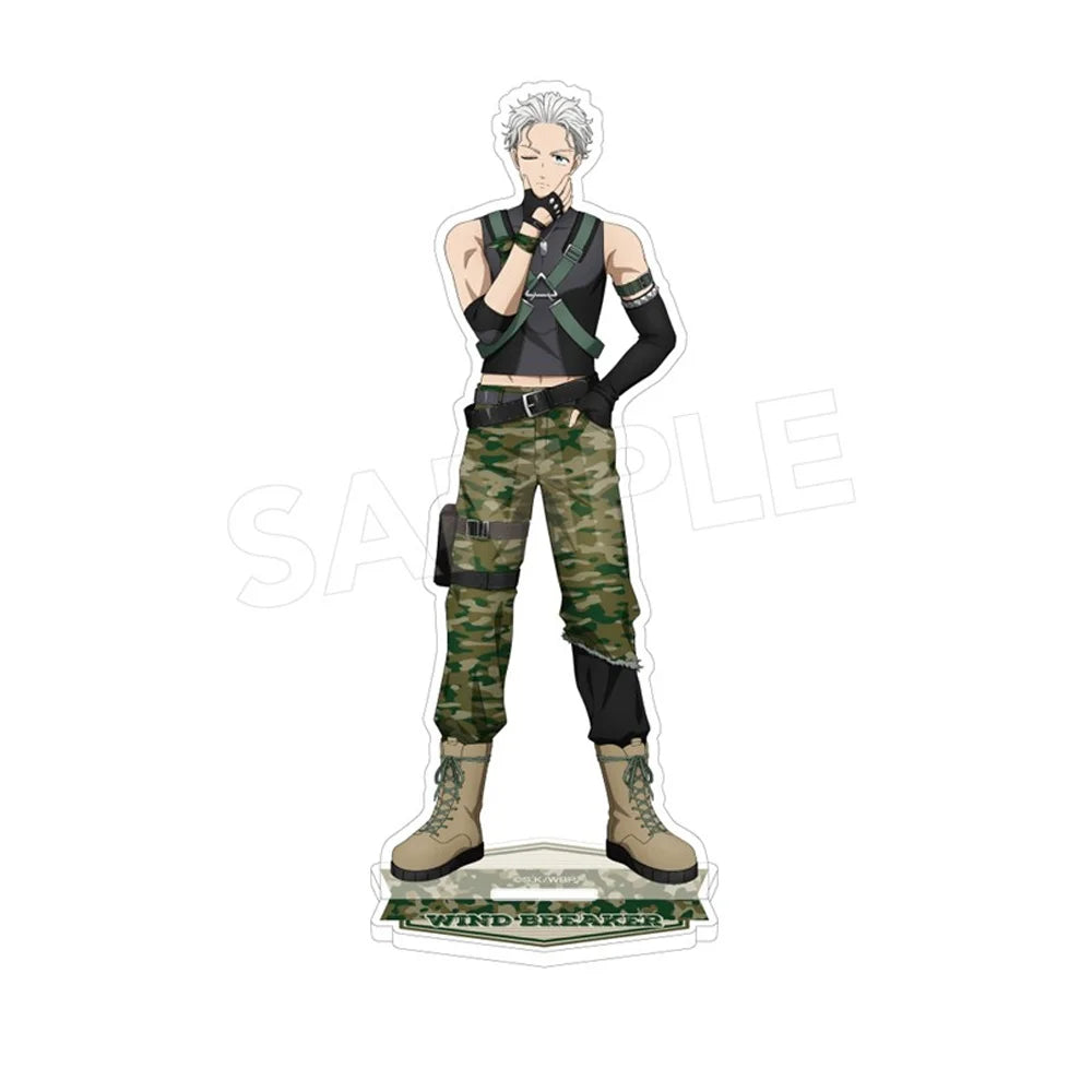 Wind Breaker: Camouflage Ver 15CM Double Sided Acrylic Stand Keychain 2026 New Anime Stand Haruka Sakura Hajime Fans Gift