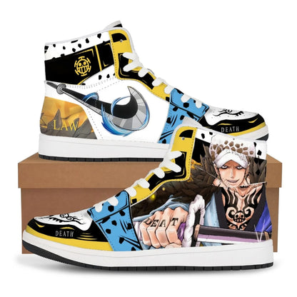 One Piece: Luffy Zoro Sneakers Casual Shoes Basketball Shoes Printing Comfortable Oversize Flat Shoes Birthday Gift