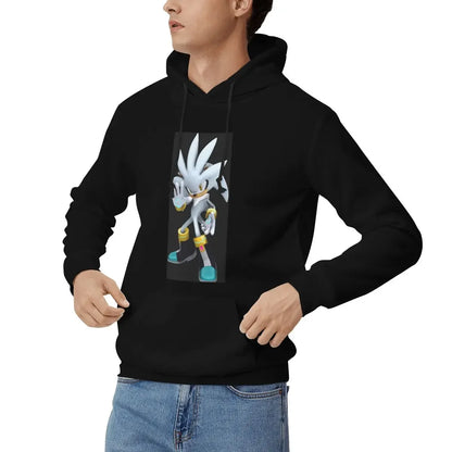 Sonic the Hedgehog: Silver The Hedgehog Sonic The Hedgehog  Hoodies Men's Women Pullover Sweatshirt Harajuku Long Sleeve Streetwear Autumn Winter