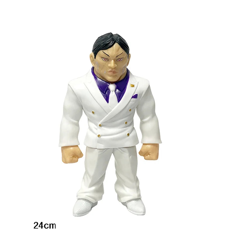 Baki the Grappler: Hanma baki Hanma Yujirō Hanayama Kaoru Jack Hanma Action Figure Model Collection Toys 22CM