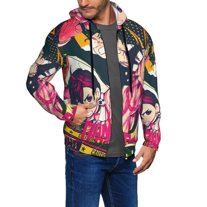 Dandadan: Zipper Hoodies Hip Hop Pullover Autumn Winter Men Women Sweatshirts Long Sleeve Tops
