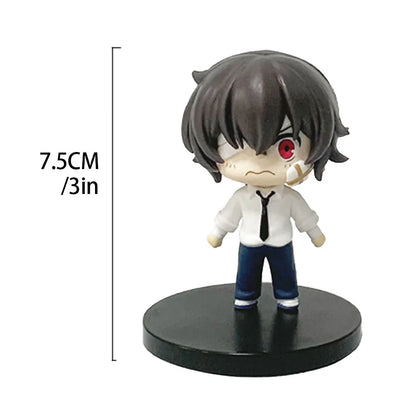 Bungo Stray Dogs:  7-22cm Dazai Osamu Noodles Press Figure Japanese Cartoon Figurines Collection Cute Toys