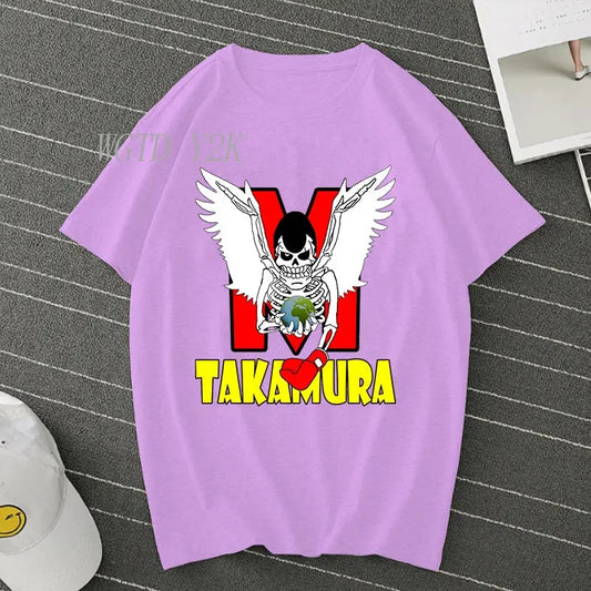 Hajime No Ippo: Kamogawa Boxing Gym T Shirt Unisex Casual Makunouchi Takamura Graphic T-Shirts Clothing Harajuku Streetwear