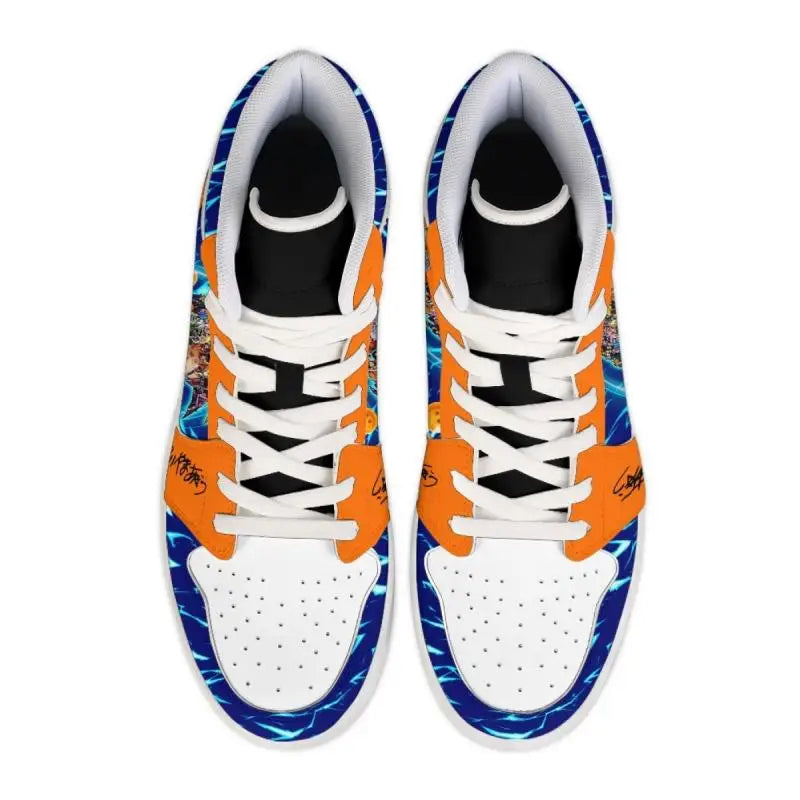 Dragon Ball Z: Super Anime Son Goku Sneakers Cartoon Printing Comfortable Flat Shoes Casual Shoes Basketball Shoes Birthday Gift