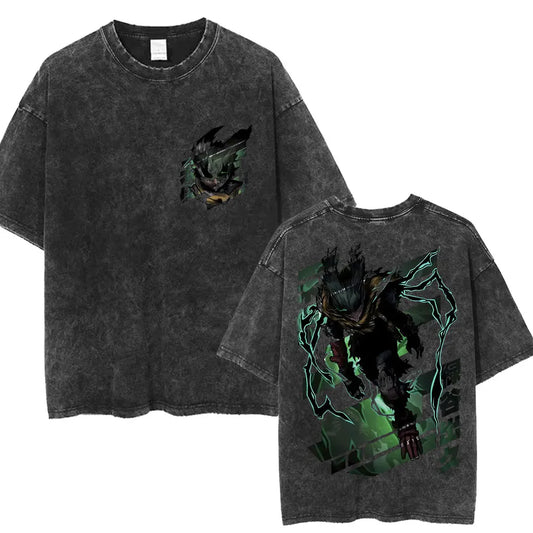 My Hero Academia: Todoroki Shoto Classic Manga T-shirt Men Women Oversized Cotton Tshirts Streetwear Anime  Washed Vintage T Shirt