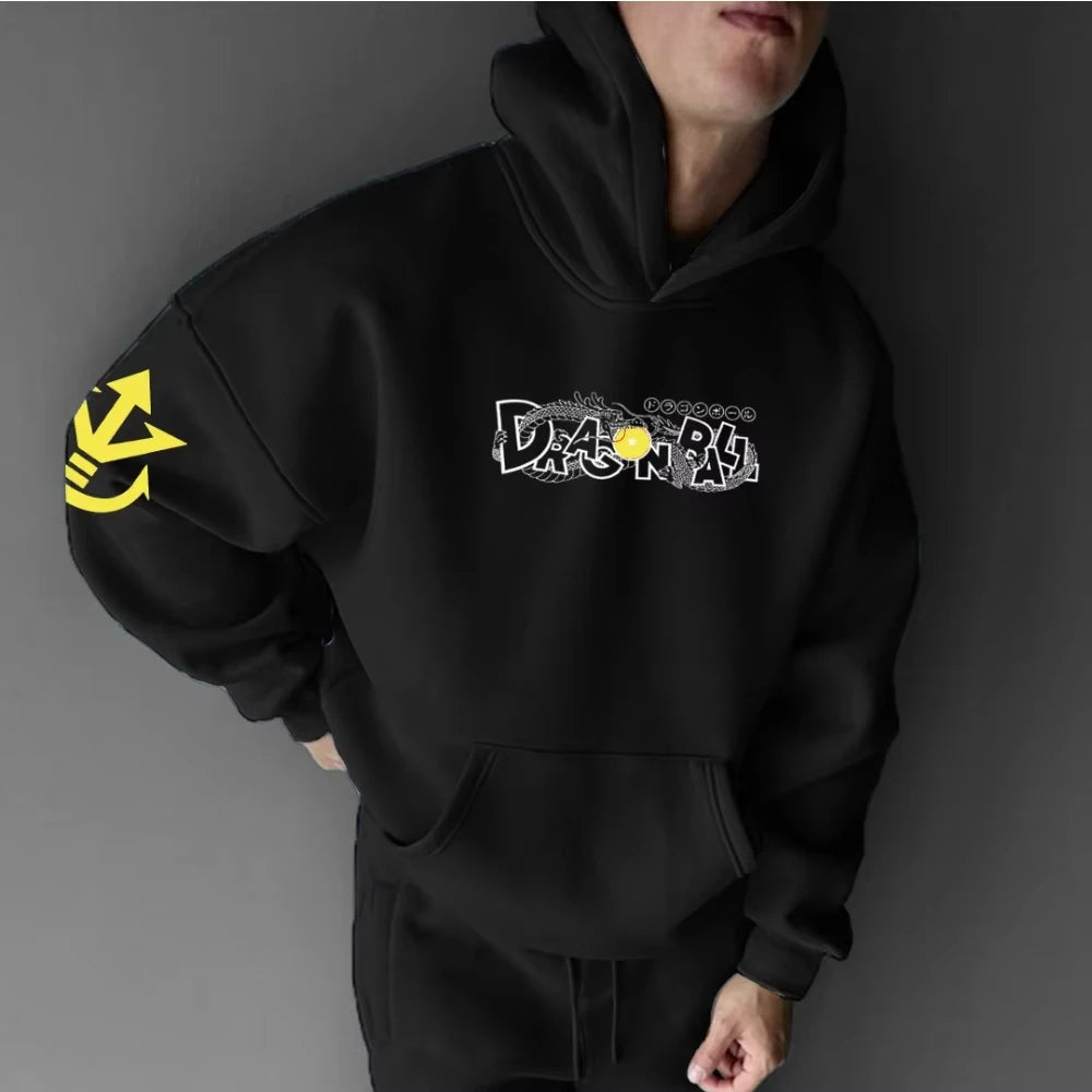 Dragon Ball: Vegeta Printed Hoodie Sweatshirt Men's and Women's Hoodie Men's Tops Sports Hoodie Harajuku Y2K Hoodie