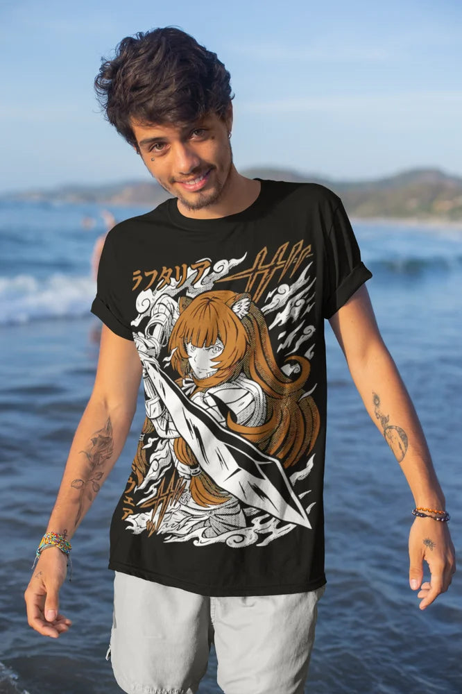 The Rising of the Shield Hero: Raphtalia T-Shirt  of the Shield Hero Anime Manga Unisex Soft Tee