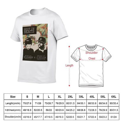 Samuari Champloo: Nujabes and J Dilla T-Shirt graphics sublime Short sleeve tee big and tall t shirts for men