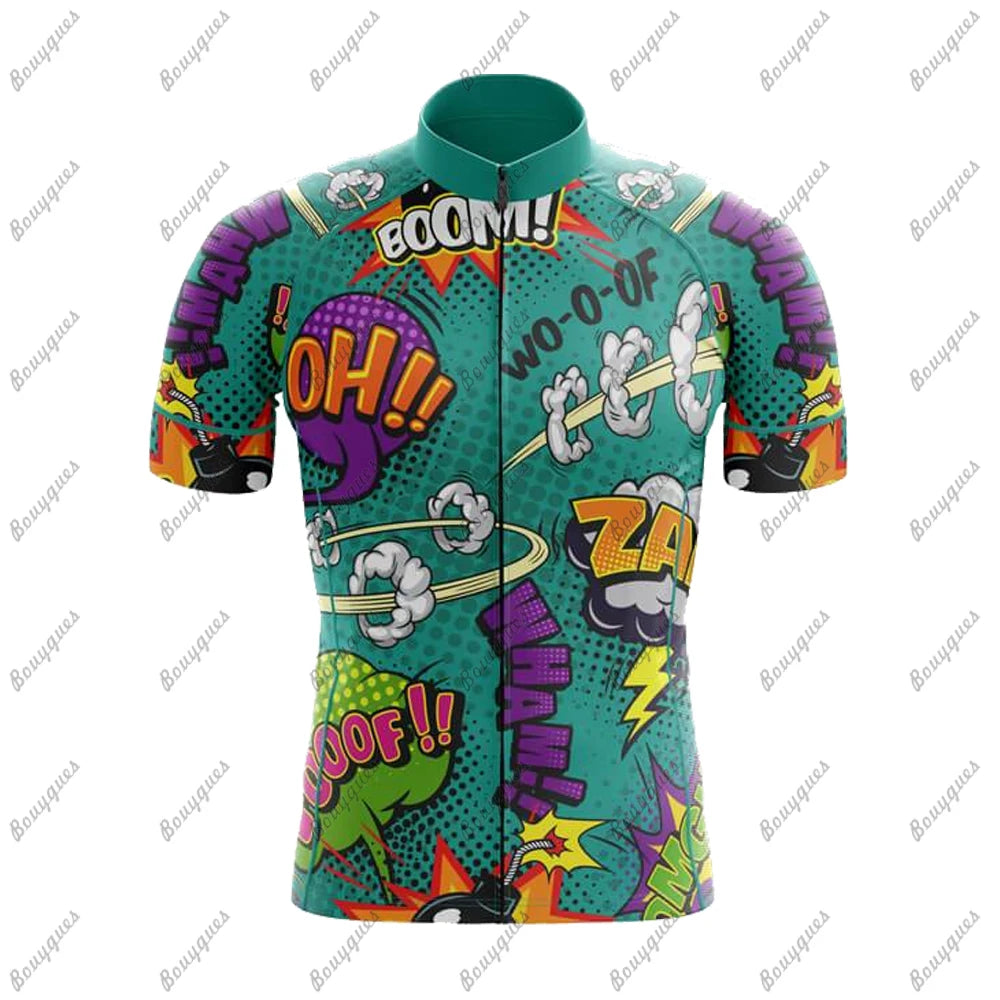 Yowamushi Pedal: Team Men Cycling Jersey MTB Maillot Bike Shirt Downhill Jersey High Quality Pro Team Tricota Mountain Bicycle Clothing