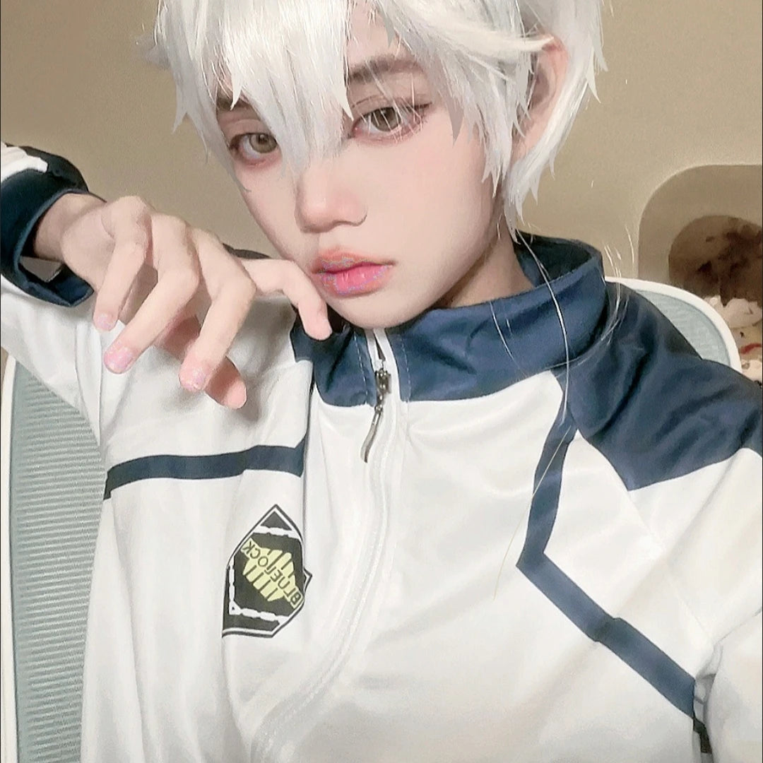 Blue lock: Costume Men Women Seishiro Nagi Isagi Yoichi  Jacket Pants Track Suit Sportswear Tracksuit Unisex School Uniform