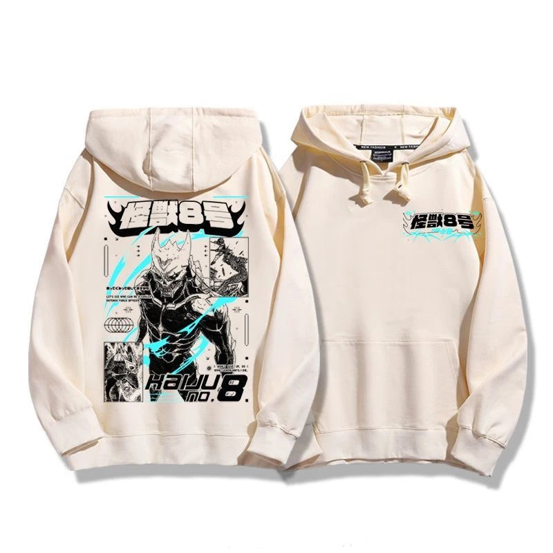 Kaiju No. 8: hoodies Cosplay sweatshirts y2k clothes Man Women hoodie Spring/Autumn Tops Harajuku Boy girl hoodies