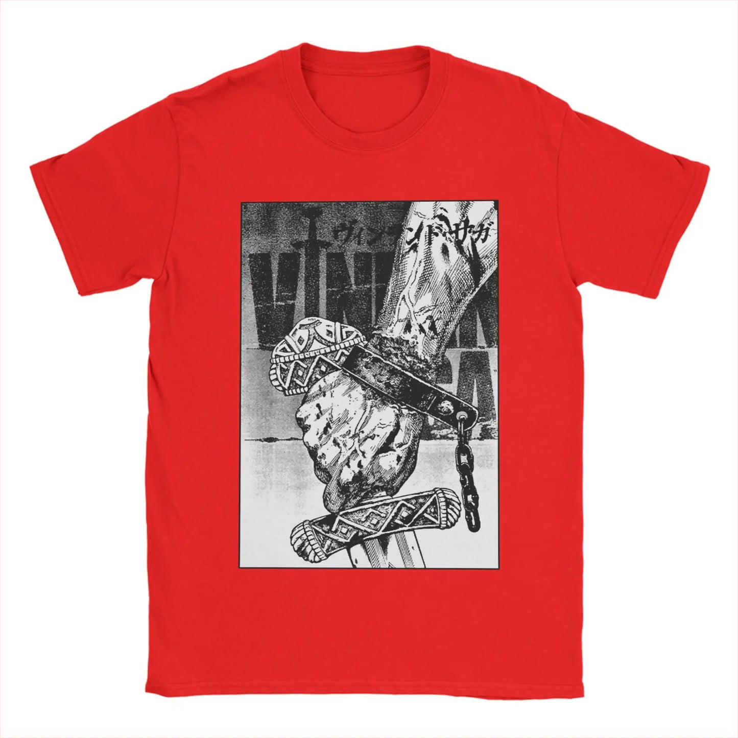 Vinland Saga: T Shirt Men's Pure Summer Fun T-Shirt Crewneck Tees Short Sleeve Clothes Adult