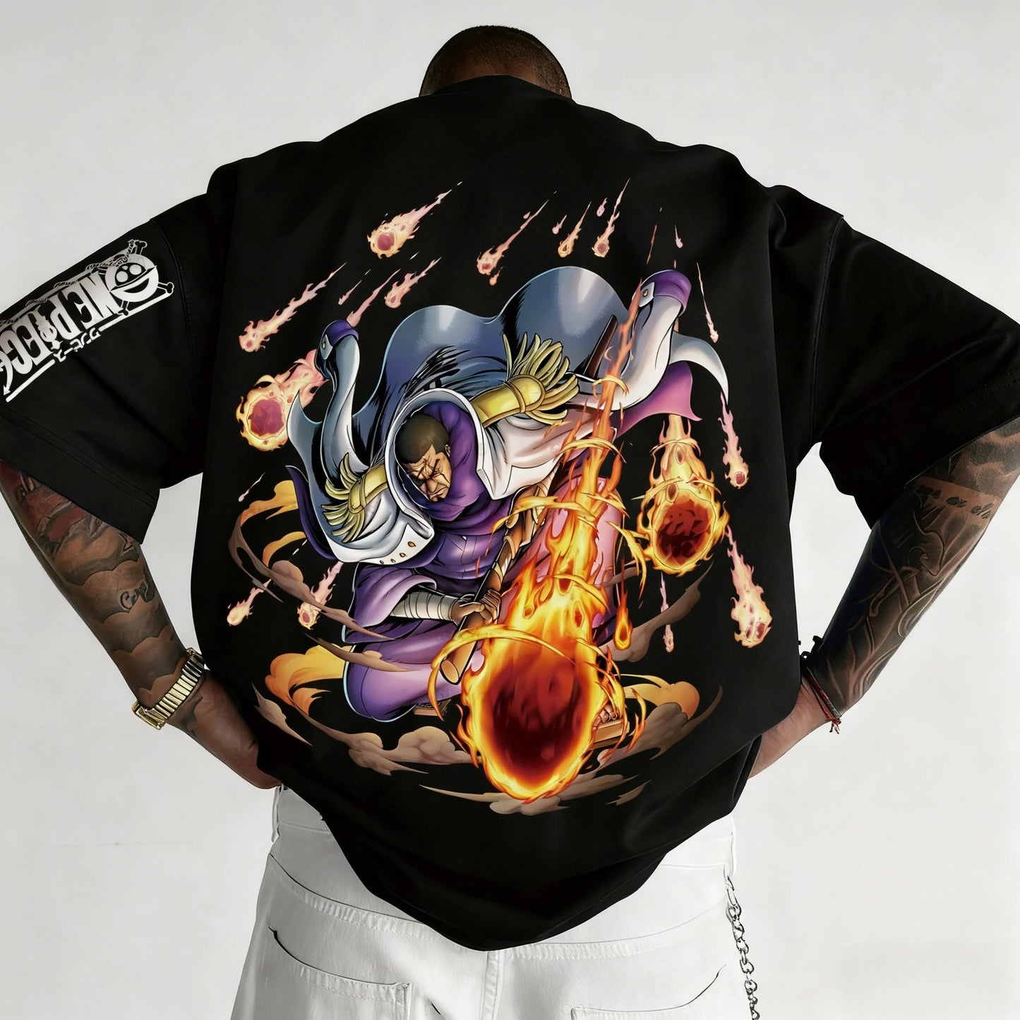 One Piece: Bandai Luffy and Zoro Printed Short-sleeved 2026 Summer Men's and Women's Loose, Breathable and Sporty Fashion T-shirt