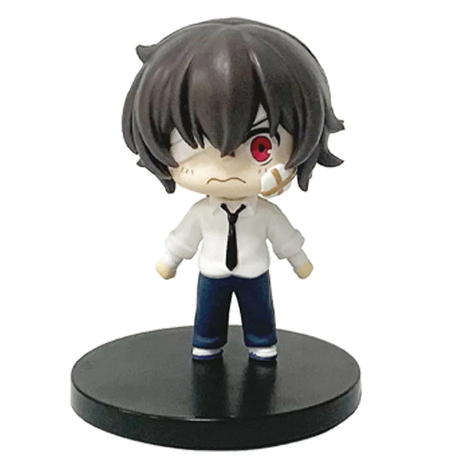 Bungo Stray Dogs:  7-22cm Dazai Osamu Noodles Press Figure Japanese Cartoon Figurines Collection Cute Toys
