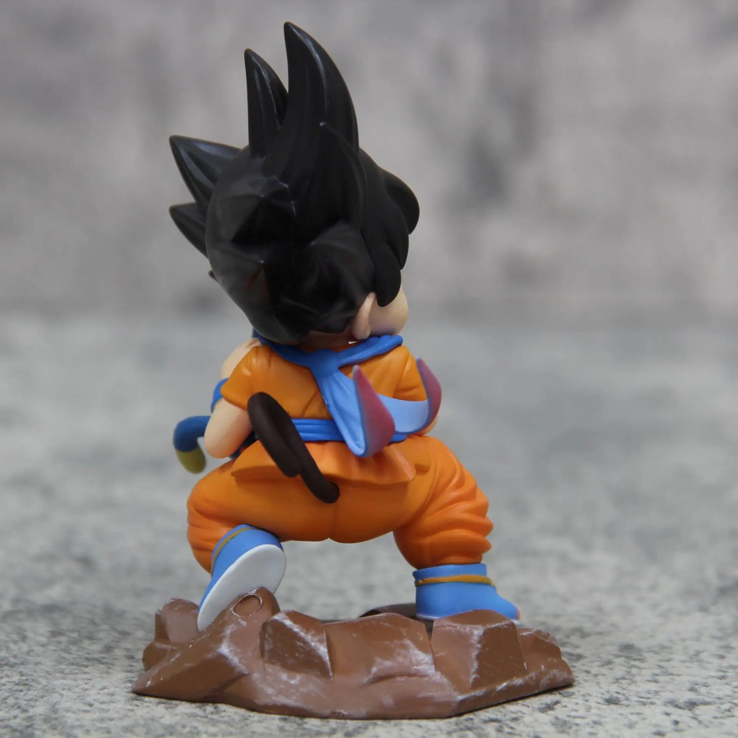 Dragon Ball: Childhood Little Goku Hugs Puer Ya Mu Tea Little Follower Figures Doll Pvc Model Statue Collection Toys Ornamen Gift