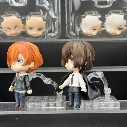 Bungo Stray Dogs: 10cm Anime Cute Nakahara Action Figure  Figurine Edogawa Rampo Figure Dazai Osamu Toy Model PVC Collection Gift