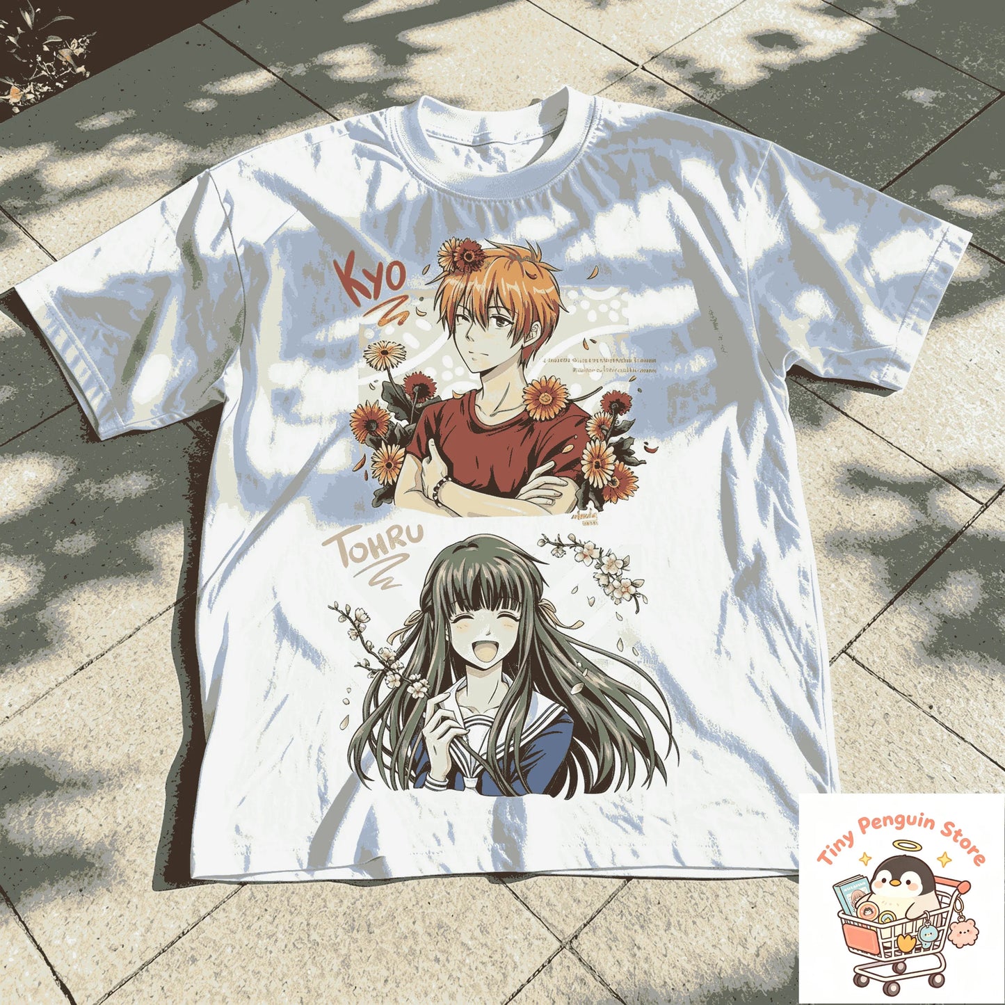 Fruits Basket: Anime Lover T-shirt Oversized Unisex Streetwear Trendy Cotton Print T-shirts for Men Women Fashion Breathable soft