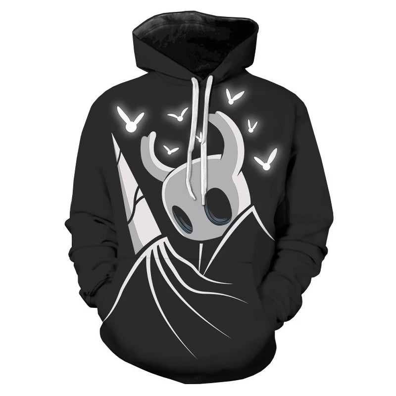 Hollow Knight: Game 3D Print Hoodies Men Women Casual Fashion Oversized Sweatshirts Hoodie Harajuku Pullovers Tracksuit Clothing