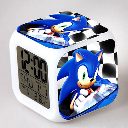 Sonic the Hedgehog: Alarm Clock Creative 8x8x8cm LED Cube with Light Display Time Week Month