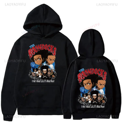 The Boondocks: Design Casual Comfort Hoodie Comfortable Personality